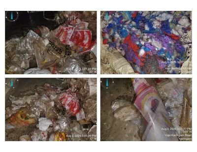 Flood Affected Stock of Plastic Scraps & other Items